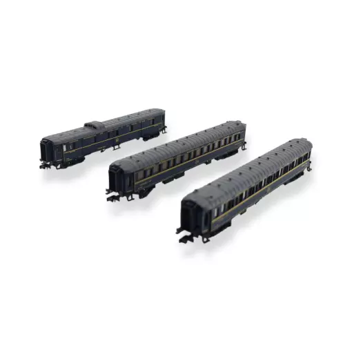 Coffret 3 voitures Train Bleu Arnold HN4401 - N 1:160 - CIWL