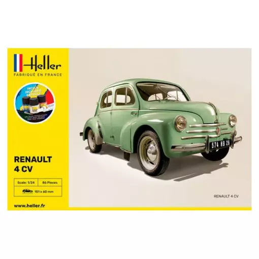 Kit de démarrage - Renault 4CV - Heller 56762 - 1/24