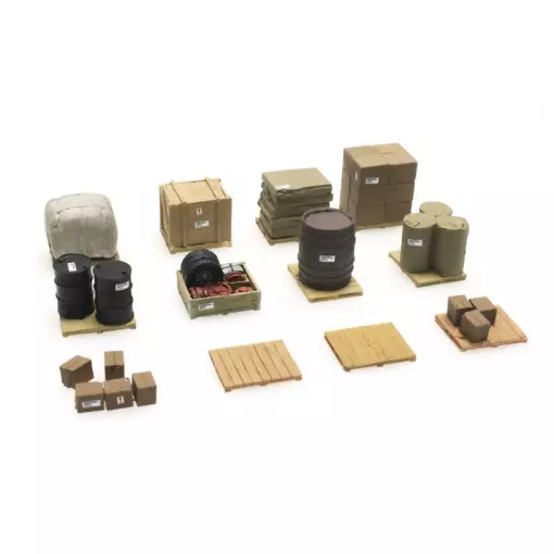 Des palettes avec cargaison - ARTITEC 387.261 - HO 1/87 