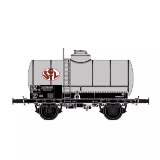 Wagon citerne OCEM sans passerelle gris SGTL - LS Models 30454 - HO 1/87 - SNCF - Ep IVa - 2R