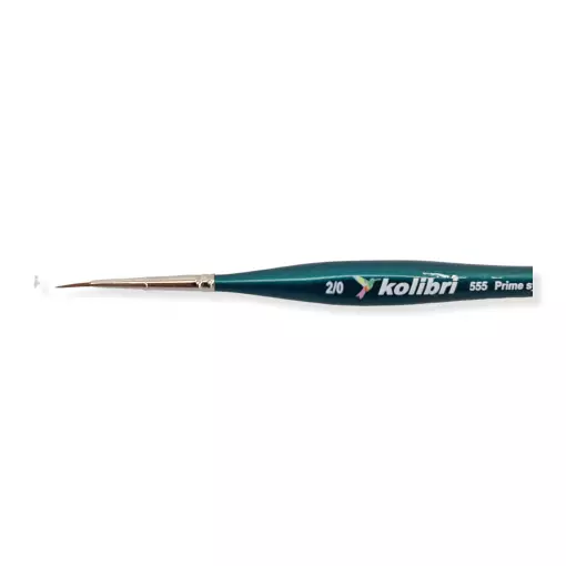 Kolinsky marterborstel - Gelakt handvat N°2/0 - KOLIBRI 0555/2/0