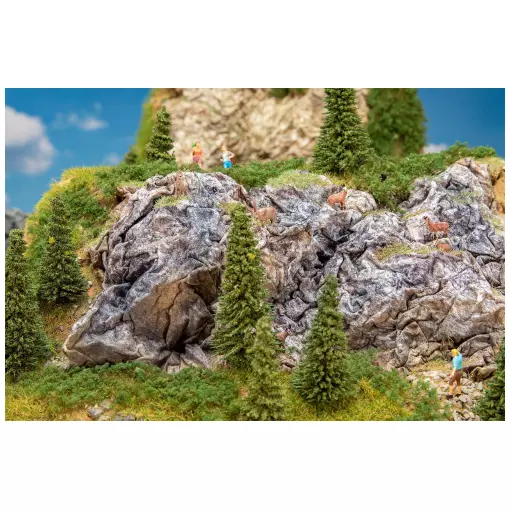  Hoja de roca arrugada gris - Faller 171801 - 420 x 297 mm