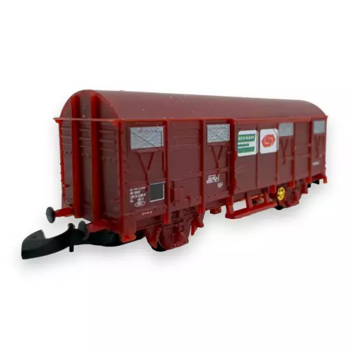 Gedeckter Güterwagen G40.2 "SERNAM ALU". - Azar Models W02-SNA - Z 1/220 - SNCF - Ep IV - 2R