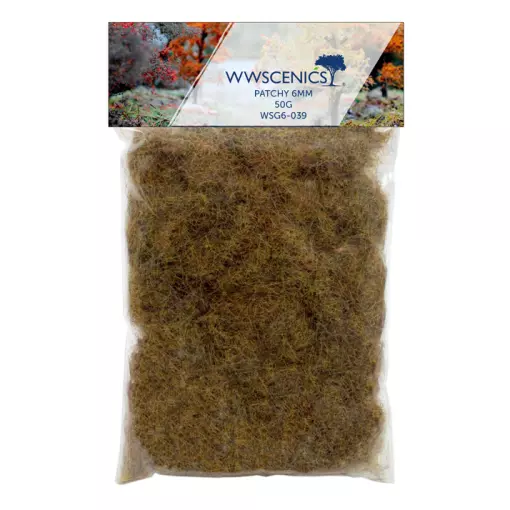 Patchy" static grass 6 mm - WWSCENICS WSG6-039 - 50 g