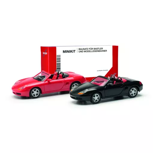 Lot de 2 Minikit Porsche Boxster S - Herpa 013963 - HO 1/87