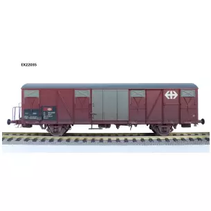 Wagon couvert patiné Gbs EUROP - Exact-Train 22035 - HO 1/87 - SNCF - Ep IV - 2R