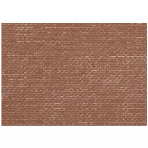 Mur en briques rouges - Artitec 10.452 - HO 1/87