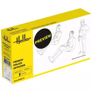 Policiers français - Heller 82751 - 1/24