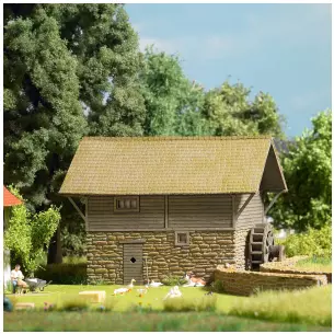Moulin à eau - Busch 1958 - HO 1/87 - 123 x 80 x 84 mm image N°2