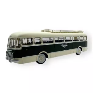 Coach Renault "Transcar" Green/Cream Calvados 14 REE MODELES CB122 - HO 1/87