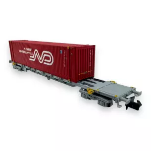 Container wagon 45' "Dentressangle" - Arnold HNS6501 - N 1/160 - SNCF - Ep VI - 2R image N°2