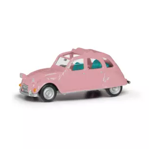 Citroën 2CV ouverte rose clair - Herpa 020824-008 - 1/87