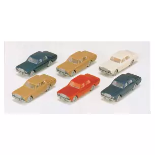 6 Voitures Toyota Crown - Kato K23-500 - N 1/160