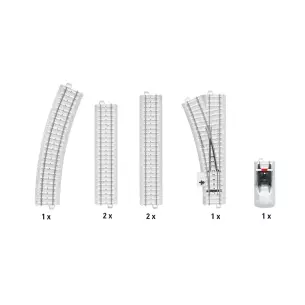 Coffret de voie C - Marklin Start Up 20124 - HO 1/87 image N°2
