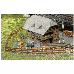 Clôture Bonanza, 930 mm - Faller 272402 - N 1/160 - Ep I image N°2