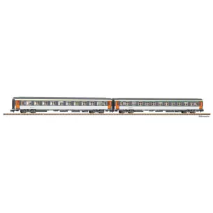 Coffret 2 Voitures à Compartiments - Piko 94505 - N 1/160 - SNCF - EP IV/V - 2R