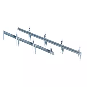 1 Meter Leitplanken und 60 Pfosten NOCH 60511 HO 1/87