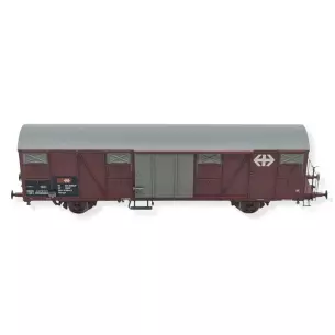 Wagon Couvert Gbs N°0187 150 0084-2 EXACT TRAIN 20426 - SNCF - HO 1/87 - EP V image N°2