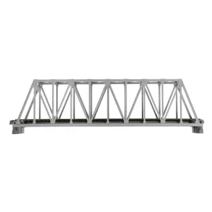 Pont à poutres en treillis droit Unitrack (S248T) gris 248 mm - Kato K20-432 - N