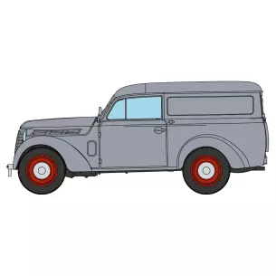 Voiture Renault JUVAQUATRE Fourgon Tôlé - REE MODELES RECB170 - GRIS