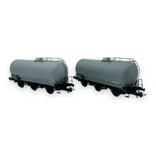Set di 2 carri cisterna a 3 assi - Jouef HJ6248 - HO 1/87 - SNCF - Ep IV - 2R image N°2