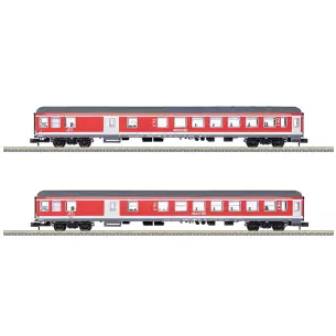 Coffret de voitures-voyageurs RE 7 Freizeitexpress Murgtäler - Minitrix T18258 - DB AG - N 1/160 - EP. VI - 2R