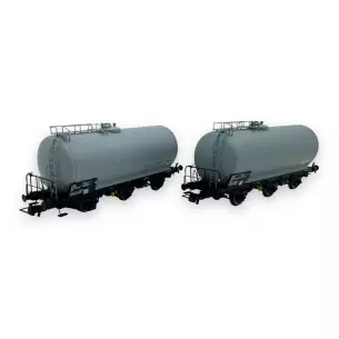Set di 2 carri cisterna a 3 assi - Jouef HJ6248 - HO 1/87 - SNCF - Ep IV - 2R