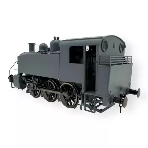 Locomotive à vapeur 030 TU grise sans marquage - Chrezo 030-01 - 0 1/43 - SNCF - Analogique - EP. III image N°2