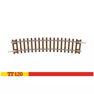 Demi-courbe - 4e rayon 15° 396 mm - Hornby TT8017 - TT 1/120