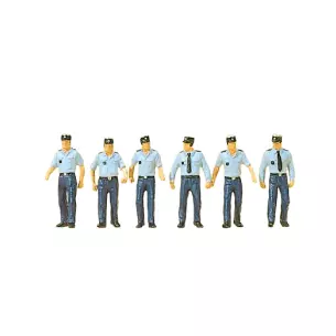 Policías franceses en uniforme - PREISER 10341 - HO : 1/87