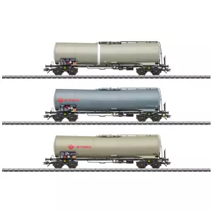 Coffret de 3 wagons citerne Ermewa - Märklin 46545 - HO 1/87 - SNCF - 3R