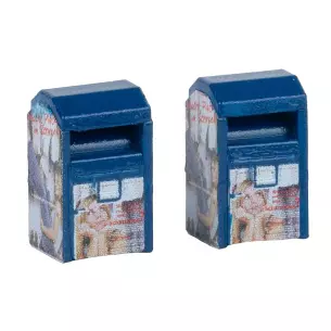 Lot de 2 Conteneurs de vêtements usagés - Faller 272927 - N 1/160