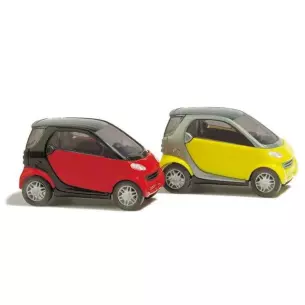 Lot de 2 voitures Smart échelle USCH 8350 N 1/160