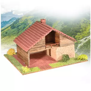Kit de construction en céramique pour refuge alpin - Keranova 30220 - HO 1/87