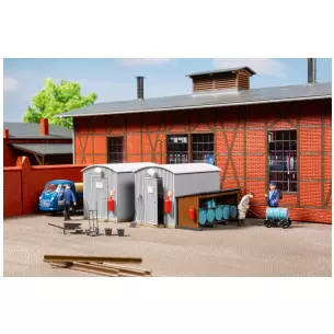 Hangar de Stockage d'Huile - Auhagen 11478 - HO 1/87 image N°2