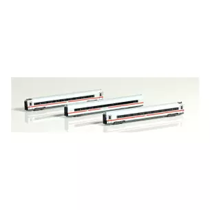 Coffret de 3 voitures complémentaires pour ICE4 - Kato K10953 - N 1/160 - DB - EP VI