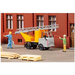 Chantier de Construction d'Echelles Tournantes - Multicar M22 - Auhagen 41689 - HO 1/87 image N°2