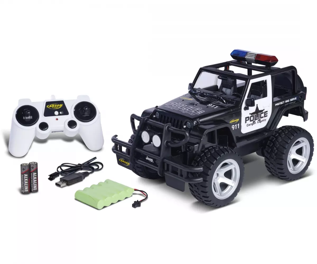 Remote control police jeep discount