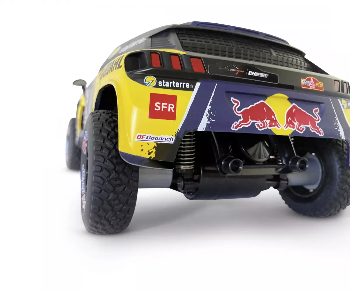 Peugeot 3008 Rallye DKR LOEB 19 RTR Carson 500404311 Jura Modelisme