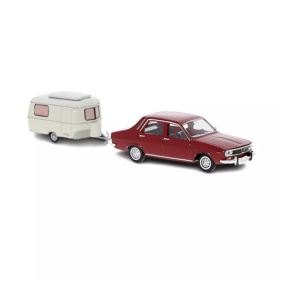 Véhicules miniatures  Caravan ERIBA et Renault R12 TL SAI 2229