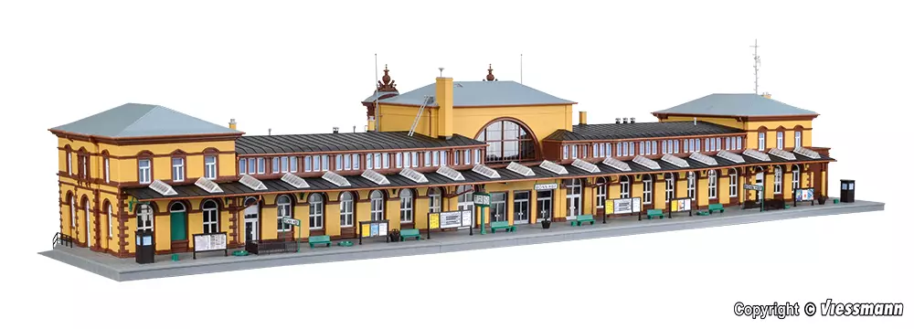 Model railway station | KIBRI 39373 | HO 1/87 | Assembly kit