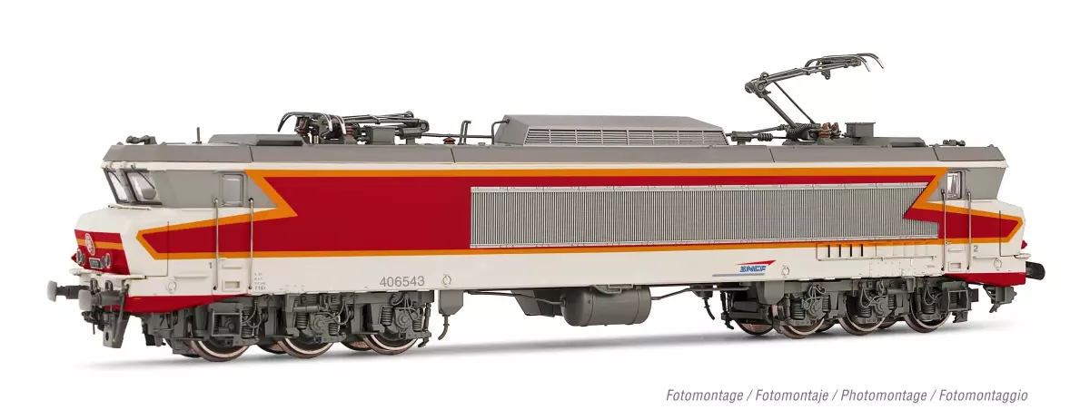 Locomotive Électrique CC 6517 livrée rouge béton Jouef 2372 - HO 1/87 - EP  IV