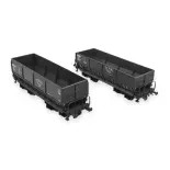 Set of 2 "U.C.P.M.I." hopper wagons - LS Models 31107 - HO : 1/87 - SNCF - EP V