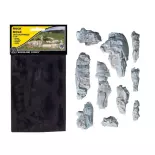 Woodland Scenics C1230 flexible mould for rocks - All scales