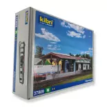 Cobertizo de mercancías / nave KIBRI 37809 - N 1/160 - 273x89x57 mm