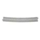 4 rails courbes traverses en béton Unitrack (R1606-11.25) - Kato 2-331 - HO 1/87