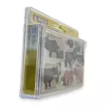 Pack de 9 vaches tipo Highland NOCH 15728 - HO 1/87