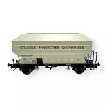 Wagon céréalier B. Richard Grandes Minoteries Dijonnaise - Rail 43 433015/4 - O 1/43 - SNCF - Ep IV - 2R