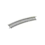 8 curved rails radius 438 mm 22.5° Peco ST2025 - HO : 1/87 - Code 100