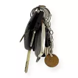 Porte clé jeton de caddie Jura Modélisme by World Modélisme